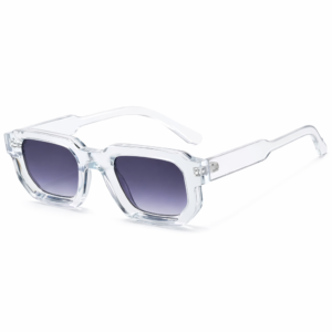 lunettes de soleil tendance monture transparente